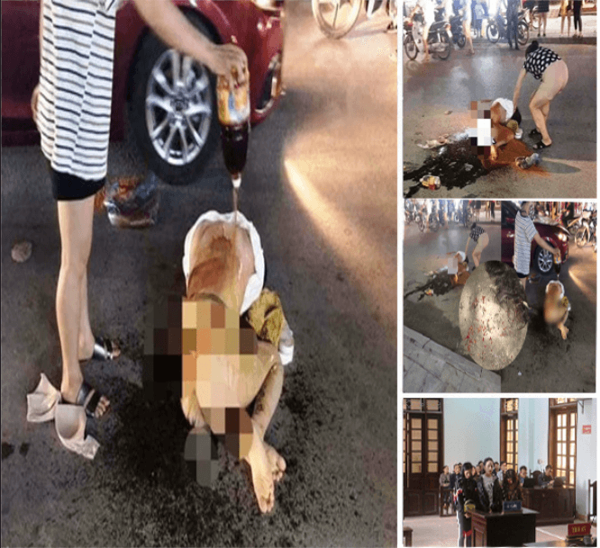 Thanh Hóa: Cô gái bị nhóm phụ nữ đánh ghen dã man giữa đường, lột đồ rồi đổ nước mắm, muối ớt lên người